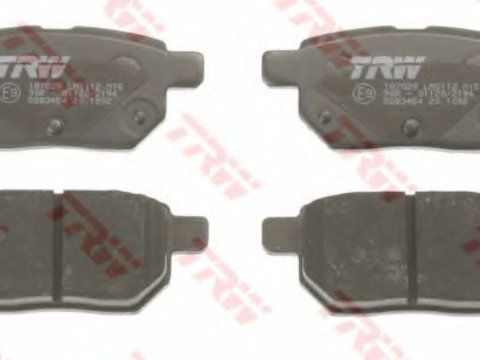 Set placute frana,frana disc LEXUS CT (ZWA1_) (2010 - 2020) TRW GDB3454