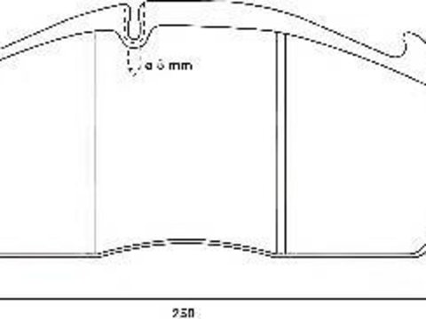 Set placute frana,frana disc MAN NG, MAN NL, MAN NM - STOP 2903004940