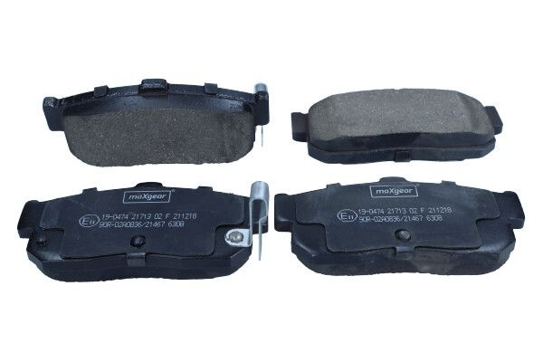 Set placute frana,frana disc MAXGEAR 19-0474 pentru INFINITI I30