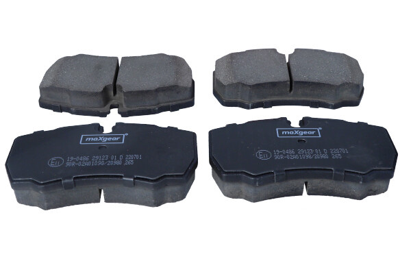 Set placute frana,frana disc MAXGEAR 19-0486 pentru IVECO DAILY IV bus 2006-2011