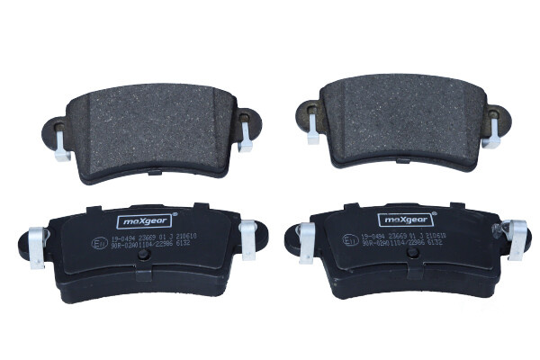 Set placute frana,frana disc MAXGEAR 19-0494 pentr