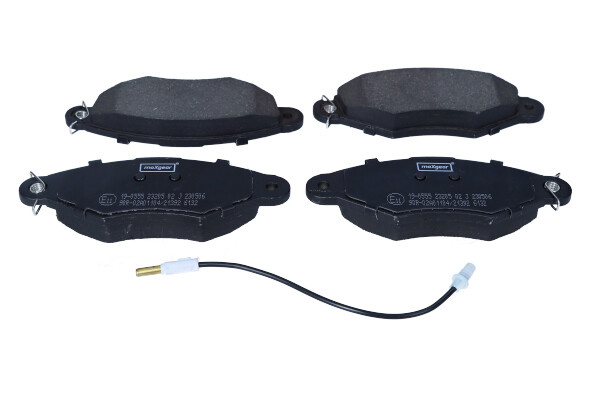 Set placute frana,frana disc MAXGEAR 19-0555 pentru PEUGEOT 207 (WA_, WC_) 2008-2012