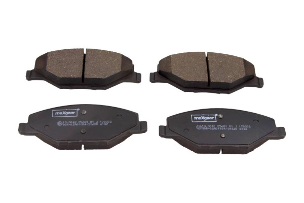 Set placute frana,frana disc MAXGEAR 19-3042 pentru SKODA RAPID (NA2) 2011-2025