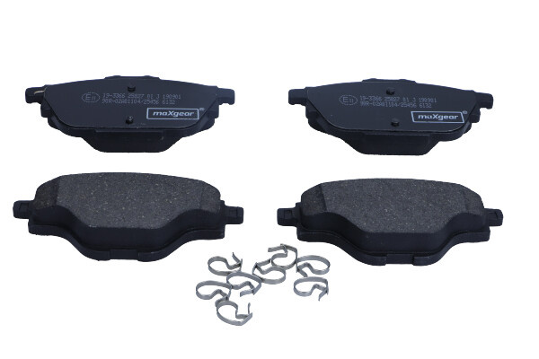 Set placute frana,frana disc MAXGEAR 19-3366 montare puntea spate la PEUGEOT 508 SW II (FC_, FJ_, F4_) 2018 2019 2020 2021 2022 2023 2024 2025