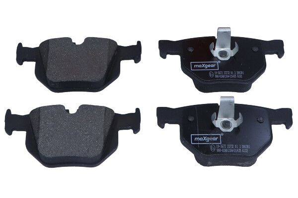 Set placute frana,frana disc MAXGEAR 19-3672 pentru BMW 5 (E60)