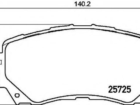 Set placute frana,frana disc MAZDA 6 combi (GJ, GH) (2012 - 2020) BREMBO P 49 048