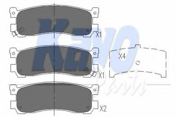 Set placute frana,frana disc MAZDA MILLENIA (TA) -