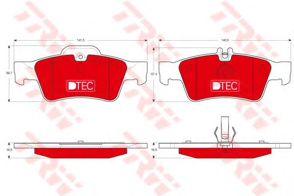 Set placute frana,frana disc MERCEDES-BENZ CLS Sho