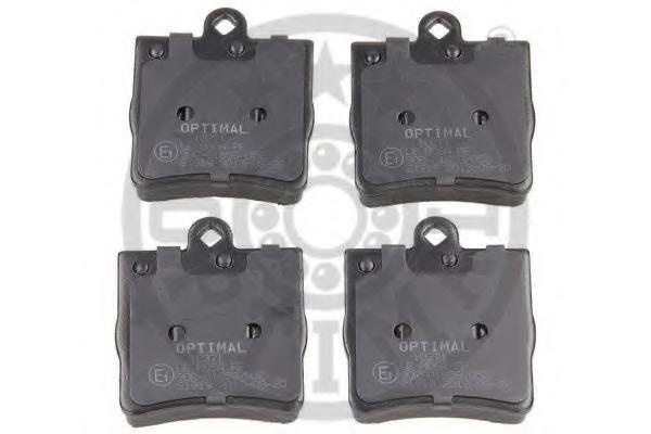 Set placute frana,frana disc MERCEDES-BENZ E-CLASS Break (S124), MERCEDES-BENZ C-CLASS limuzina (W202), MERCEDES-BENZ E-CLASS limuzina (W210) - OPTIMA