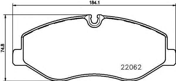 Set placute frana,frana disc MERCEDES-BENZ VITO Tourer (W447) (2014 - 2016) TEXTAR 2206201