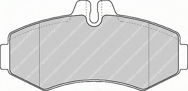 Set placute frana,frana disc MERCEDES-BENZ VITO bu