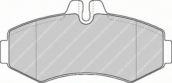 Set placute frana,frana disc MERCEDES-BENZ SPRINTE