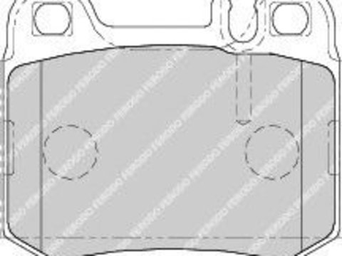 Set placute frana,frana disc MERCEDES M-CLASS (W163) (1998 - 2005) FERODO FDB1512 piesa NOUA