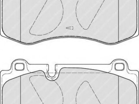 Set placute frana,frana disc MERCEDES S-CLASS (W221) (2005 - 2013) FERODO FDB4055 piesa NOUA