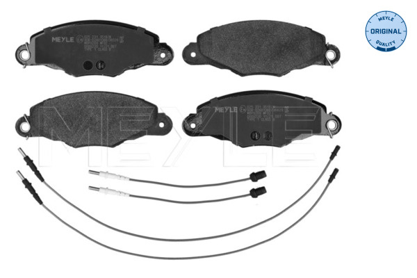 Set placute frana,frana disc MEYLE 025 231 3518/W 