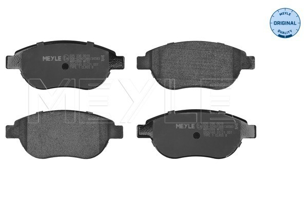Set placute frana,frana disc MEYLE 025 236 0019