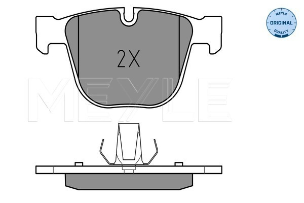 Set placute frana,frana disc MEYLE 025 237 3017 pentru BMW X6 (F16, F86) 2014-2019