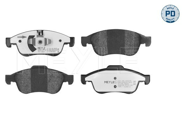 Set placute frana,frana disc MEYLE 025 249 1418/PD