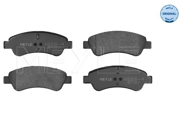 Set placute frana,frana disc MEYLE 0252359919 montare punte fata la masina PEUGEOT 301 2012 2013 2014 2015 2016 2017 2018 2019 2020 2021 2022 2023