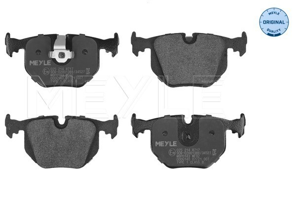 Set placute frana,frana disc MEYLE montare puntea spate 0252148717 pentru masina BMW Z4 Roadster (E85) 2006 2007 2008