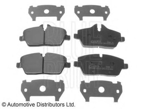 Set placute frana,frana disc MINI MINI CLUBMAN combi (R55), MINI MINI (R56), MINI MINI Cabriolet (R57) - BLUE PRINT ADG04297