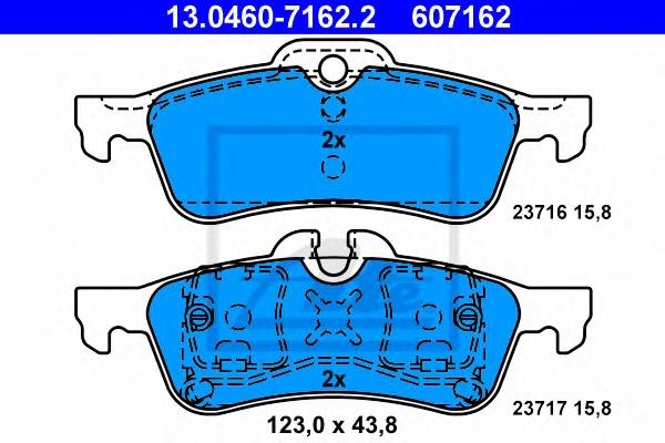 Set placute frana,frana disc MINI MINI (R50, R53),