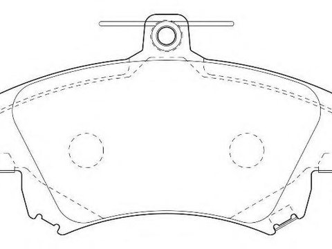 Set placute frana,frana disc MITSUBISHI CARISMA (DA_), VOLVO S40 I limuzina (VS), VOLVO V40 combi (VW) - WAGNER WBP21983A