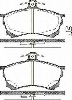 Set placute frana,frana disc MITSUBISHI CARISMA (D