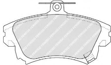 Set placute frana,frana disc MITSUBISHI COLT CZC C