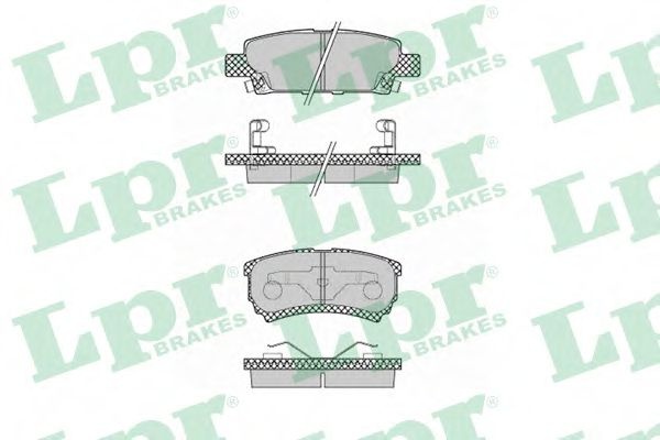 Set placute frana,frana disc MITSUBISHI LANCER Lim