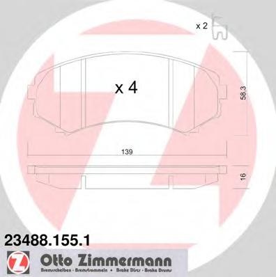 Set placute frana,frana disc MITSUBISHI SHOGUN III autoturism de teren, deschis (V6_W, V7_W), MAZDA BONGO caroserie (SR2), MITSUBISHI PROUDIA/DIGNITY