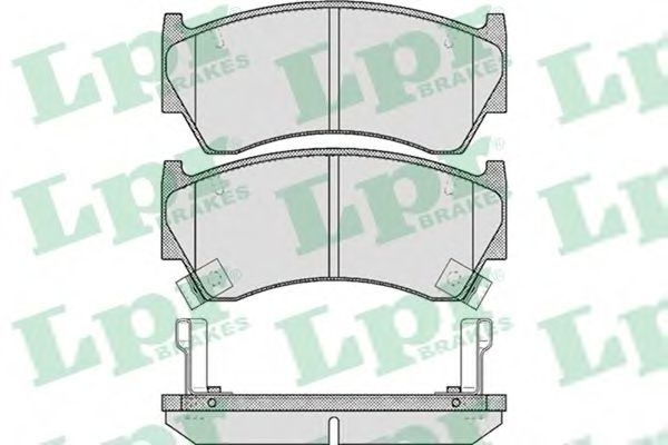 Set placute frana,frana disc NISSAN ALMERA I (N15)