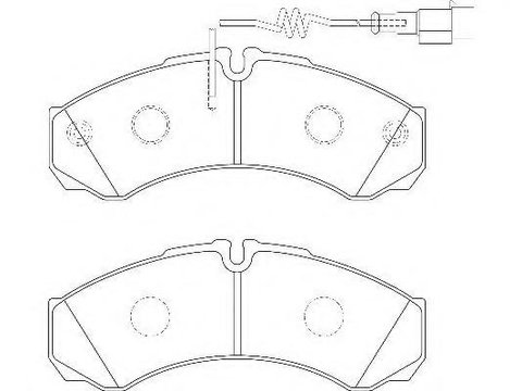 Set placute frana,frana disc NISSAN CABSTAR, RENAULT TRUCKS Maxity - WAGNER WBP29121C