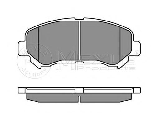 Set placute frana,frana disc NISSAN DUALIS (J10, JJ10), NISSAN X-TRAIL (T31), RENAULT KOLEOS (HY_) - MEYLE 025 246 3217