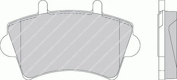 Set placute frana,frana disc NISSAN INTERSTAR bus 