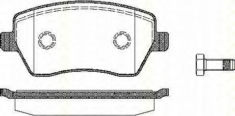 Set placute frana,frana disc NISSAN MARCH III (K12), RENAULT MODUS / GRAND MODUS (F/JP0_), NISSAN MICRA C+C (K12) - TRISCAN 8110 14039