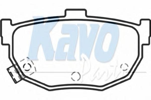 Set placute frana,frana disc NISSAN MAXIMA II limuzina (J30), HYUNDAI LANTRA Mk II combi (J-2), HYUNDAI TIBURON (RD) - KAVO PARTS BP-3026