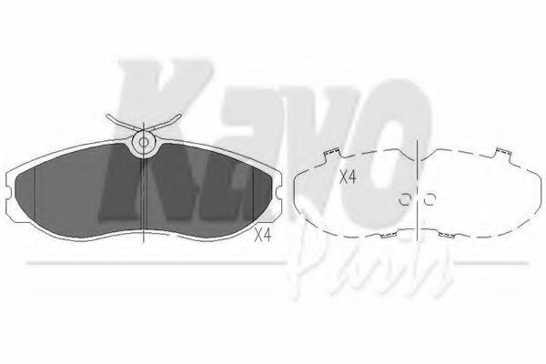 Set placute frana,frana disc NISSAN MISTRAL II (R2
