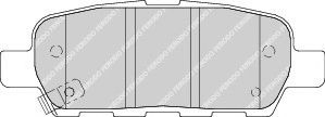 Set placute frana,frana disc NISSAN MURANO (Z51) (