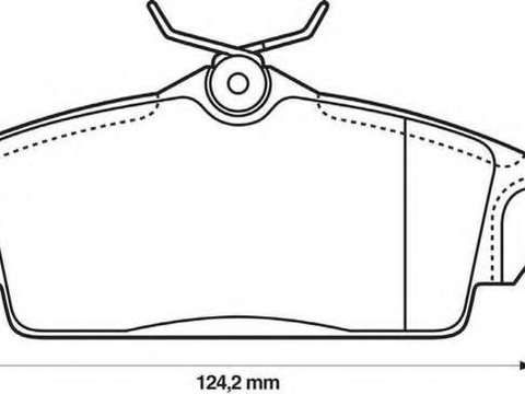 Set placute frana,frana disc NISSAN PRIMERA (P11), NISSAN PRIMERA Hatchback (P11), NISSAN PRIMERA Break (WP11) - JURID 572422J