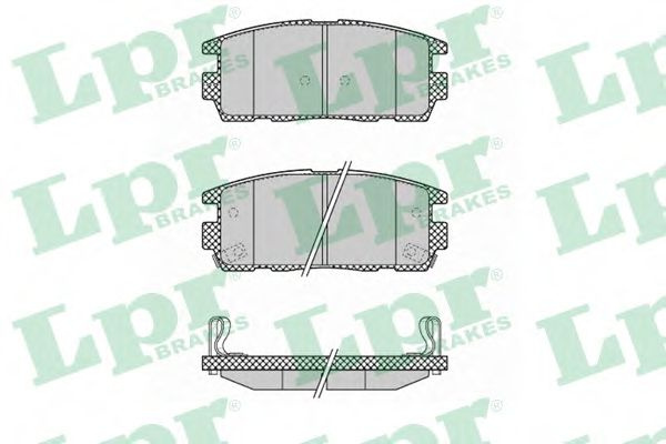 Set placute frana,frana disc OPEL ANTARA (2006 - 2016) LPR 05P1323