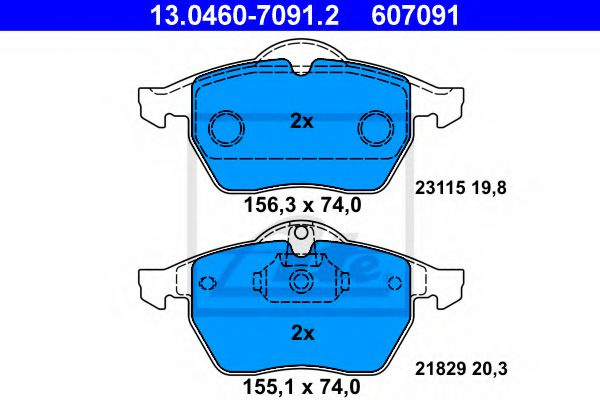 Set placute frana,frana disc OPEL CALIBRA A (85_) 