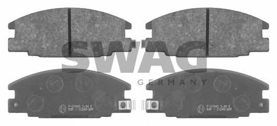 Set placute frana,frana disc OPEL FRONTERA A Sport (5_SUD2), VAUXHALL BRAVA pick-up, OPEL CAMPO (TF_) - SWAG 40 91 6323