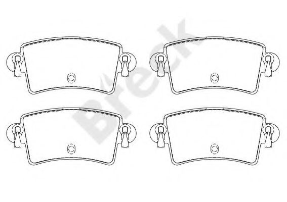 Set placute frana,frana disc OPEL MOVANO Combi (J9) (1998 - 2010) Break 23669 00 703 10 piesa NOUA