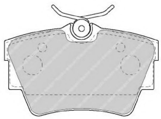 Set placute frana,frana disc OPEL VIVARO platou / 
