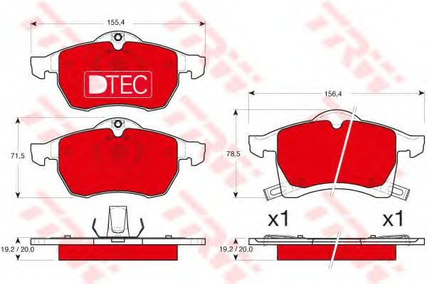 Set placute frana,frana disc OPEL ZAFIRA B (A05) (