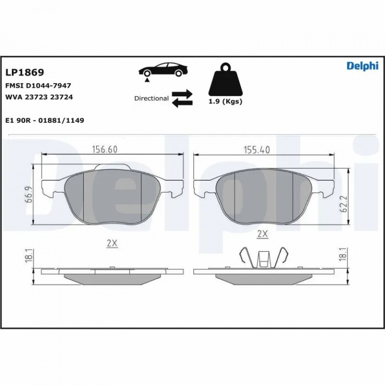 Set placute frana,frana disc pentru FORD C-MAX II (DXA/CB7, DXA/CEU) 2010-2019
