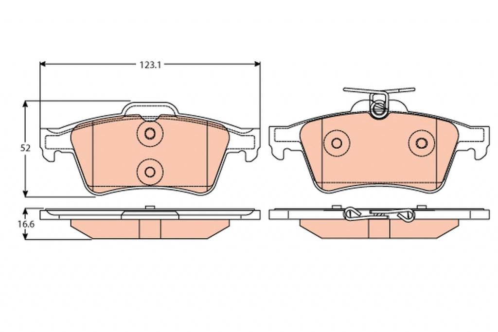Set placute frana,frana disc pentru FORD FOCUS III