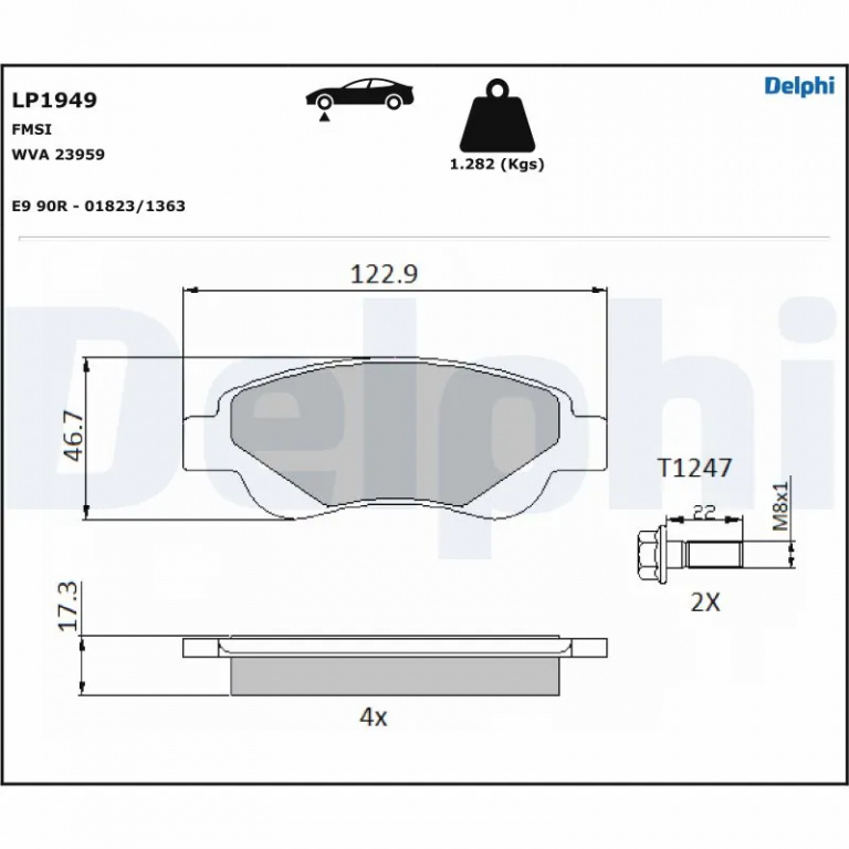 Set placute frana,frana disc pentru TOYOTA AYGO (_B4_) 2014-2023