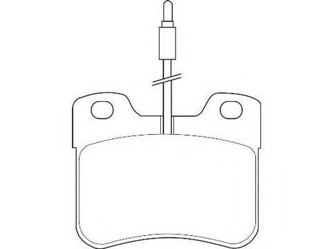 Set placute frana,frana disc PEUGEOT 106 (1A, 1C) - WAGNER WBP21076A